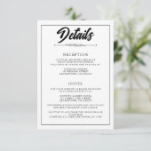 Carte D'accompagnement Photo décontractée (Debout devant)