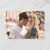 Carte D'accompagnement Photo en ligne RSVP QR Code Gold Fleur sauvage Ske (Dos)