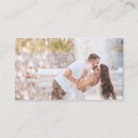 Carte D'accompagnement Photo en ligne RSVP QR Code Mariage violet (Dos)