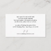 Carte D'accompagnement Photo et calligraphie 3 Mod Vertical SM  (Dos)