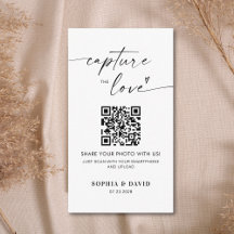 Photos Mariages modernes Capturez l'amour QR Code