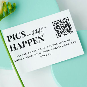 Carte D'accompagnement Photos Mariages modernes ou ça n'est pas arrivé QR