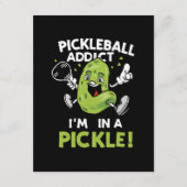 Carte D'accompagnement Pickleball-drole (Devant)