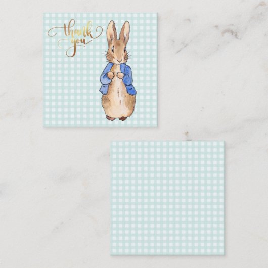 Carte D'accompagnement Pierre le lapin (Devant / Derrière)