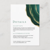 Carte D'accompagnement Pierre verte Everglade (Devant)