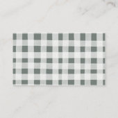 Carte D'accompagnement Pine Tree Aventure Baby shower Déchets Raffle (Dos)