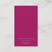 Carte D'accompagnement Pink agate effet merci pour votre achat (Dos)