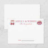 Carte D'accompagnement Pink Bow Disco Ball Party (Devant / Derrière)