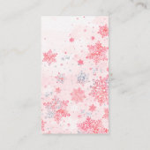 Carte D'accompagnement Pink Diaper Raffle Baby It's Cold Outside Card (Dos)