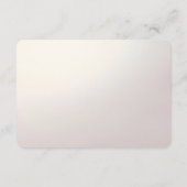 Carte D'accompagnement Pink Floral Frame Detail (Dos)