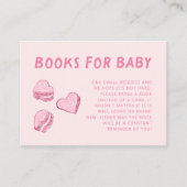 Carte D'accompagnement Pink Heart Valentine Baby shower Demande de réserv (Devant)