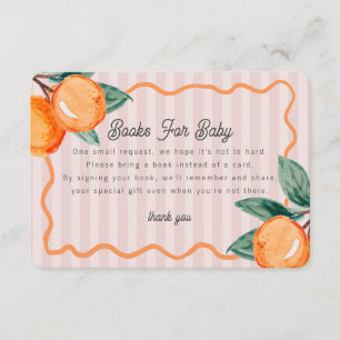 Carte D'accompagnement Pink Little Cutie Pastel Citrus Livres pour bébé