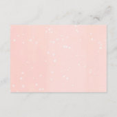 Carte D'accompagnement Pink or fille Noël armoire douche (Dos)