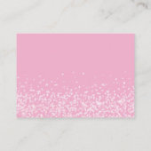 Carte D'accompagnement Pink Sparkle Books for Baby Heart Script (Dos)
