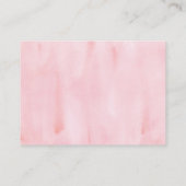 Carte D'accompagnement Pink Under the Sea Anniversaire Devinez combien de (Dos)