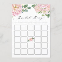 Pink Watercolor Roses Fête des mariées Jeu de Bing
