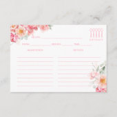 Carte D'accompagnement Piper Poney Recette (Devant)