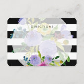 Carte D'accompagnement PixDezines direction mitzvah florale/DO-IT-YOURSEL (Dos)