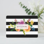 Carte D'accompagnement PixDezines directions mitzvah/DIYstripes/floral (Debout devant)