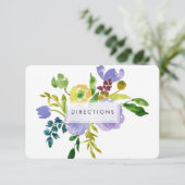 Carte D'accompagnement PixDezines directions mitzvah florale/do-it-yourse (Debout devant)