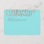 Carte D'accompagnement PixDezines fausse couronne princesse argent récept (Dos)