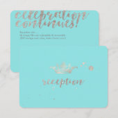 Carte D'accompagnement PixDezines fausse couronne princesse argent récept (Devant / Derrière)