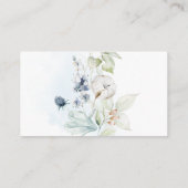 Carte D'accompagnement PixDezines Web RSVP Dusty Blue Winter Coton (Dos)