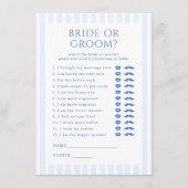 Carte D'accompagnement Plage côtière Bachelorette mariée ou jeu de chambr (Devant)