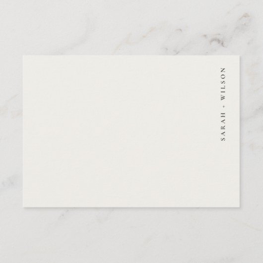Carte D'accompagnement Plage côtière Sun Seascape Mariage QR Code RSVP (Dos)