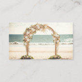 Carte D'accompagnement Plage Mariage Arbor Registre des Mariages Rose (Dos)