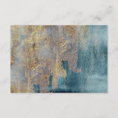 Carte D'accompagnement Plage moderne Réception de mariage Abstraite (Dos)