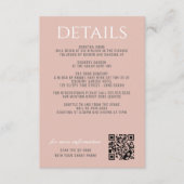 Carte D'accompagnement Plage Pastel (Devant)