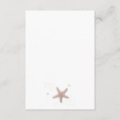 Carte D'accompagnement Plage Pastel (Dos)