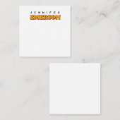 Carte D'accompagnement Plaine moderne minimaliste professionnelle (Devant / Derrière)