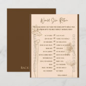 Carte D'accompagnement Plairait-Elle À La Partie De Bachelorette (Devant / Derrière)