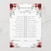 Carte D'accompagnement Plairait-Elle Champagne Florale Partie Enclo (Devant)