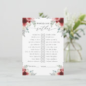 Carte D'accompagnement Plairait-Elle Champagne Florale Partie Enclo (Debout devant)