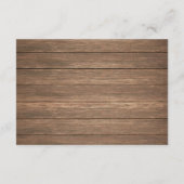 Carte D'accompagnement Planche de demande de baby shower de garçon de pêc (Dos)