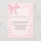 Carte D'accompagnement Poignée à la main Bow Elegant Frame Dots (Devant)