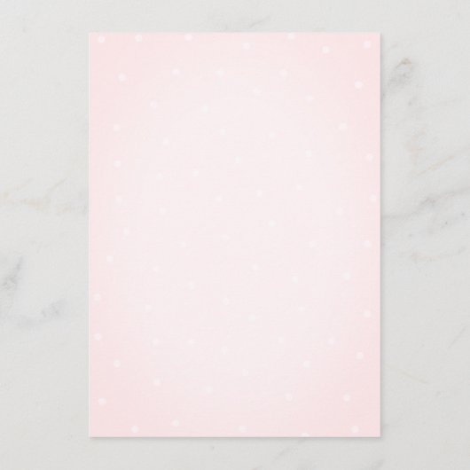 Carte D'accompagnement Poignée à la main Bow Elegant Frame Dots (Dos)