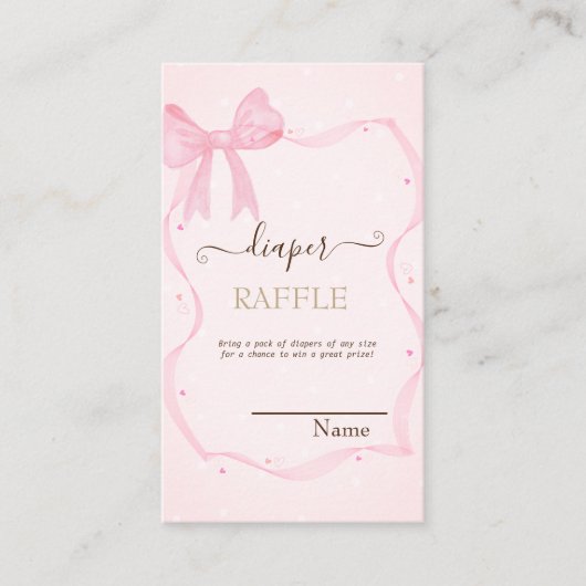 Carte D'accompagnement Poignée à la main Bow Elegant Frame Dots (Devant)