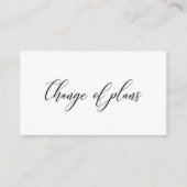 Carte D'accompagnement Poignée simple | Report mariage (Devant)