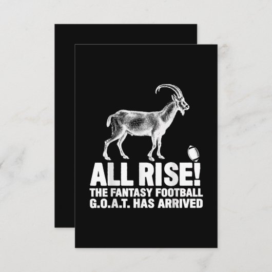 Carte D'accompagnement Poison de Goat (Devant / Derrière)