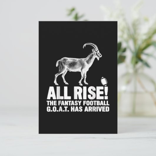 Carte D'accompagnement Poison de Goat (Debout devant)