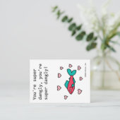 Carte D'accompagnement Poisson super dangereux - Valentine générée par l' (Debout devant)