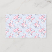 Carte D'accompagnement Poitrine rose Baby shower Déchets Raffle (Dos)