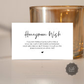 Carte D'accompagnement Police d'élégance décontractée noire moderne, Hone