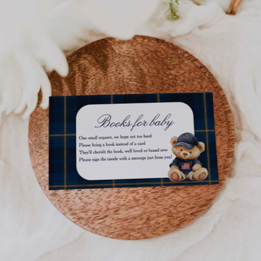 Carte D'accompagnement Polo Bear Baby Shower Books For Baby
