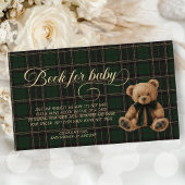 Carte D'accompagnement Polo Teddy Bear Classic Baby Shower book for baby