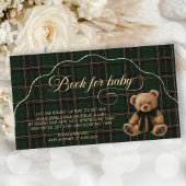 Carte D'accompagnement Polo Teddy Bear Classic Baby Shower book for baby